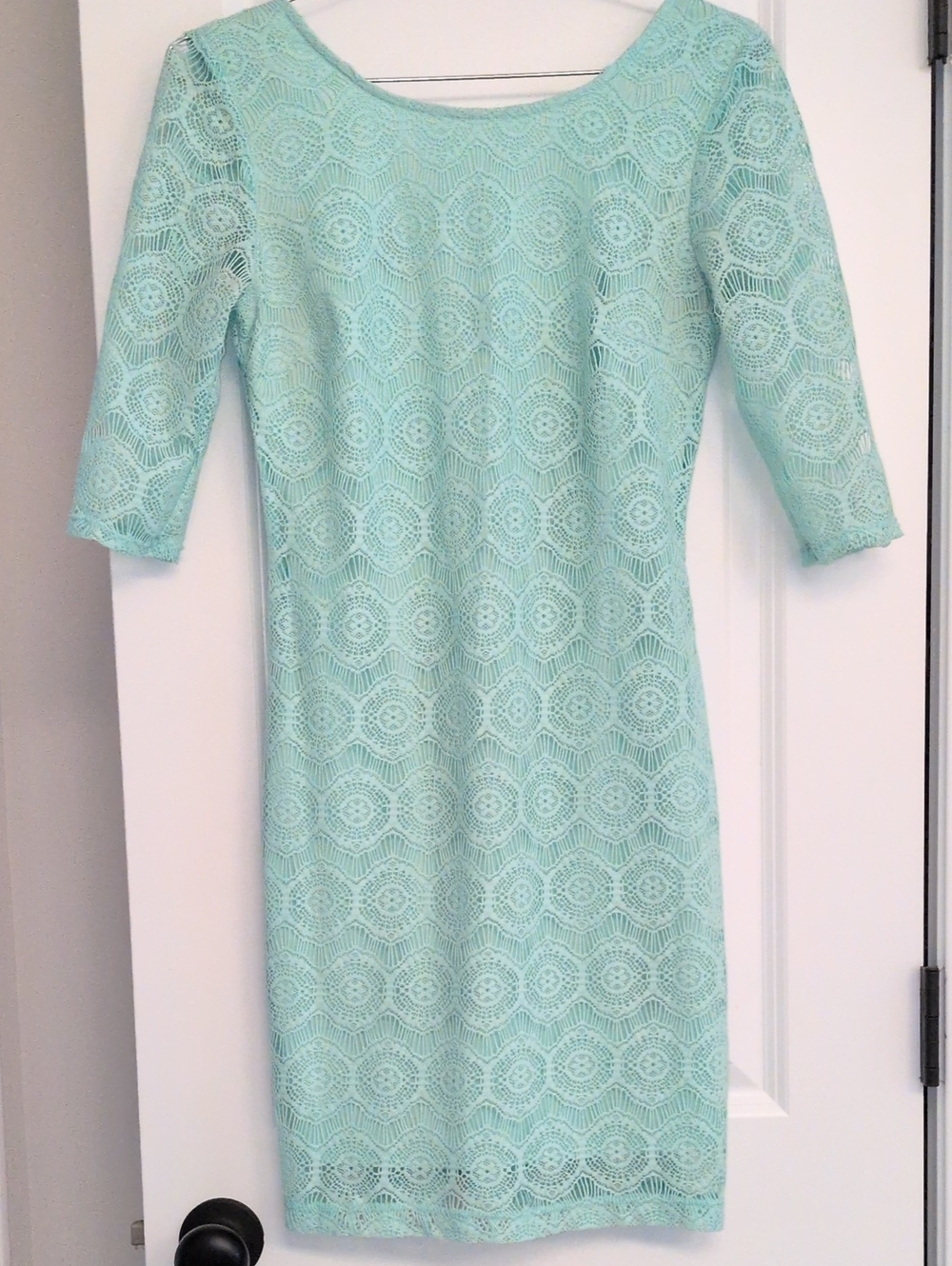 Women’s Lace Dress in Mint Size Small/3